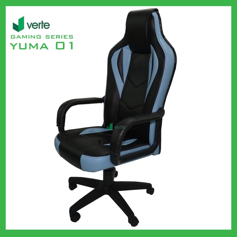 Gaming Chair Verte Yuma 01 Orange - Biru